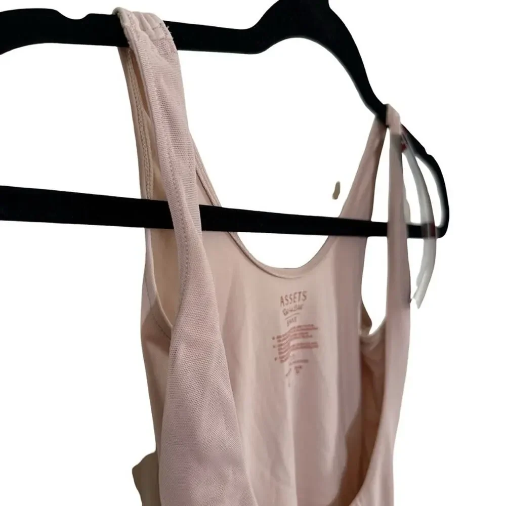 Assets Red Hot Label Spanx 1684 Rose Dust Luxe Lean Open Bust Tank Shaper Cami S